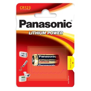 Panasonic CR123A Lithium Batteri 3V 1 st Blister