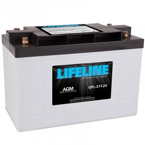 Batteri till Marine/Bt Lifeline Deep Cycle blybatteri GPL-31T-2V 2V 630Ah