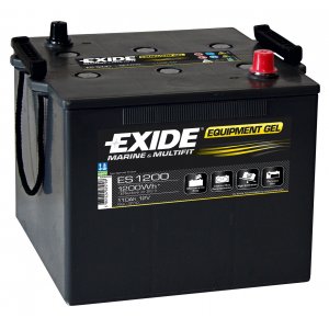 Batteri till Marine/Bt Exide ES1200 Equipment Gel-Batteri 12V 110Ah