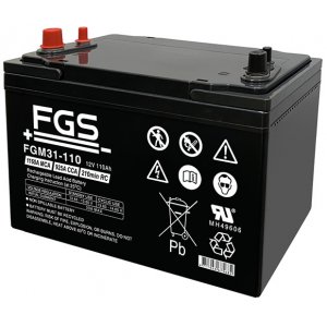 FGS FGM31-110 start/ frbrukning 12V 110Ah AGM