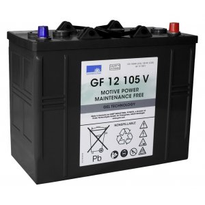 Batteri till Solar, Solfngare, Solceller Sonnenschein GF12 105V (GF12105V) 12V 120Ah Gel-Batteri