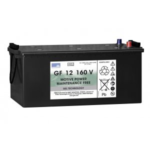 Batteri till Solar, Solfngare, Solceller Sonnenschein GF12 160V (GF12160V) 12V 200Ah Gel-Batteri