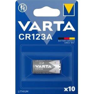 Batteri till Lssystem Varta Professional Lithium CR123A 3V 1/ Blister x 10 st 06205301401