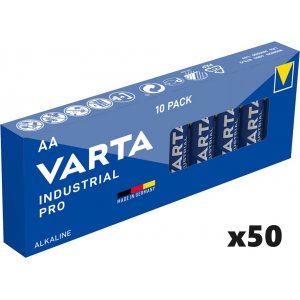 Batteri till Lssystem Varta Industrial Pro Alkaline LR6 AA 500 4006211501