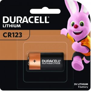 Batteri till VVS Duracell CR123A / DL123 Lithium 3V 1400mAh 1 Blister 50 st (50 batterier)