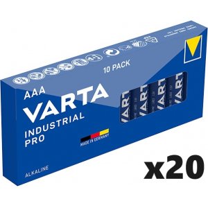Batteri till VVS Varta Industrial Pro Alkaline LR03 AAA 10/ x 20 (200 batterier) 4003211111