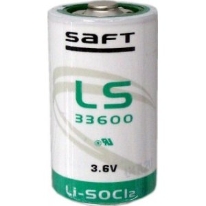 Batteri till termostat/vrmesystem Saft Batteri Lithium D LS33600 3,6V