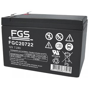 12V 7,2Ah Batteri till El-skoter, El-bil och El-ATV