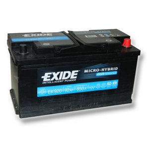 StartBatteri till Ndstrmsgenerator Exide EK920 AGM-Batteri 12V 92Ah