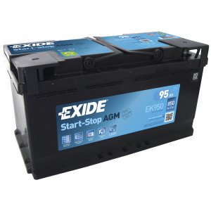 StartBatteri till Ndstrmsgenerator Exide EK950 AGM-Batteri 12V 95Ah
