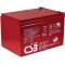 CSB blybatteri EVH12150/X3 12V 15Ah Cyklisk