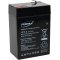 powery Bly-Gel batteri 6V 5Ah