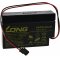 Long blybatteri WP0.8-12H Molex-kontakt till rulleskodtill till hjemmett