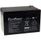 Firstpower Bly-Gel batteri FP12120 12Ah 12V VdS