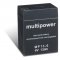 powery blybatteri (multipower) MP13-6