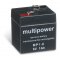powery blybatteri (multipower) MP1-6