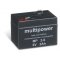 powery blybatteri (multipower) MP2-6