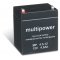 powery blybatteri (multipower) MP4,5-12