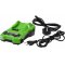 Snabb-laddareGreenworks tools G24C 24V Li-Ion, till 24V Li-Ion Greenwork-batteri t.ex. G24B2, G24B4