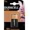 batterier Duracell Plus power MN1604 6LR61 9V-Block Blister