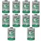 10x Lithium batteri Saft LS14250 1/2AA 3,6Volt