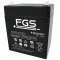 FGS FG20451 blybatteri 12V 4,5Ah