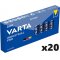 Varta Industrial Pro Alkaline batterier LR03 AAA 10/ x 20 (200 batterier) 4003211111