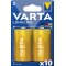 Varta Longlife Alkaline Batteri LR20 D 2/ Blister 10 paket  04120101412