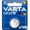 Varta CR2016 knappcell Batteri Lithium 3V 1 Blister x 100 (100 batterier)