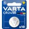 Varta CR2450 knappcell Batteri Lithium 3V 1 Blister x 10 (10 batterier)