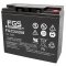 Batteri till start och frbrukning FGS FGC22208 Cyklisk blybatteri 12V 22Ah
