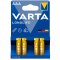 Batteri till Lssystem Varta Longlife Power Alkaline LR03 AAA 4/ Blister 04903121414