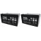 24V 12Ah Batteri till El-skoter och El-ATV (2 batterier á 12V) 24V 12Ah Batteri till El-skoter och El-ATV (2 batterier á 12V)