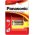 Fotobatteri Panasonic Photv power 123 CR123A RCR123 1/ Blister