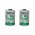 2x Lithium batteri Saft LS14250 1/2AA 3,6Volt