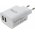 powery Multi-LadeAdapter med 2 USB-Buchsen 2,4A Hvid
