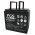 FGS FG25507 Cyklisk blybatteri 12V 55Ah