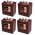 Batteri fr golfbil Yamaha, EZ Go, Club Car och Melex Trojan T-105 Deep-Cycle bly-batteri Set 24v 225AH (4 X T-105)