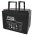 Batteri till Solar, Solfngare, Solceller FGS FGL27507 Cyklisk blybatteri 12V 75Ah