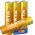 Varta Longlife Alkaline Batteri LR03 AAA 4/ Blister 50 paket 04103101414