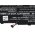 batteri passar till Laptop Lenovo ThinkPad X1 Yoga 2018, typ L17M4P71 m.fl.