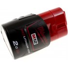Batteri till Milwaukee Typ M12 B2 / 4932430064 Red Original Batteri till Milwaukee Typ M12 B2 / 4932430064 Red Original
