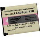 Batteri till BenQ Typ DLI-216