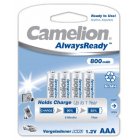 Camelion HR03 Micro AAA AlwaysReady, Ni-MH batteri 4 pack 800mAh