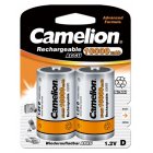 Camelion Ni-MH batteri HR20 Mono D 2 pack 10000mAh