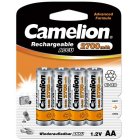 Camelion Mignonbatteri AA HR6 2700mAh NiMH 4/ Pacendast