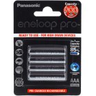Panasonic eneloop Pro batteri AAA - 4/-Blister (BK-4HCCE/4BE) Panasonic eneloop Pro batteri AAA - 4/-Blister (BK-4HCCE/4BE)