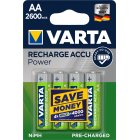 Varta power batteri Ready2Use Mignon AA 5716 HR6 LR06 4/ Blister 2600mAh