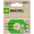 batteri till GP HR03 Micro AAA 2/ Blister 650mAh batteri till GP HR03 Micro AAA 2/ Blister 650mAh