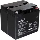 Powery Bly-Gel Batteri till USV APC Smart-UPS SMT1500I 20Ah (erstter 18Ah)